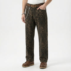 Vintage Leopard Jeans